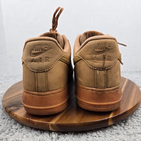 Nike Mens 13 Air Force 1 '07 Low Flax Wheat Casual Daily Sneaker CJ9179-200 - Picture 2 of 12